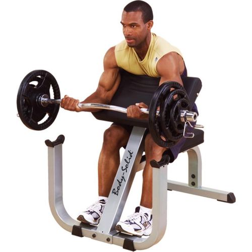 Body-Solid Profi Bizepsbank Curlbank Bizepscurls Bizeps Training Armtraining Bizeps Workout für Homegym & Fitnessstudio