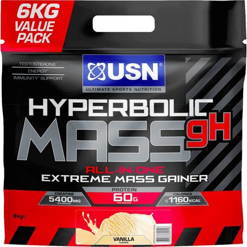 USN Hyperbolic All in One Mass (6000g) Vanilla - Gewichtszunahme - Mit Kreatin