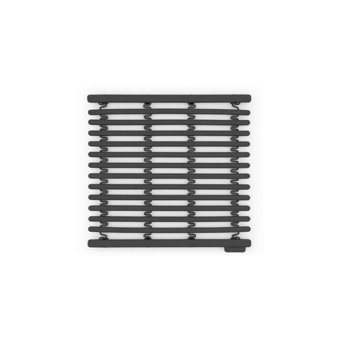 Brabantia Spülbeckeneinlage Sink Side, Dunkelgrau, Kunststoff, 30x1.5x30 cm, abwaschbar, mit Saugnäpfen, Küchen, Küchenausstattung, Küchenspülen