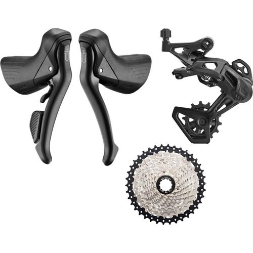 MicroSHIFT Sword Black Groupset 1x, 46T black