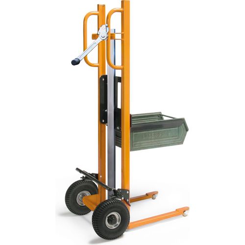 Bako Logistiksysteme Hubkarre mit Gabel 150kg Tragkraft Luftbereifung
