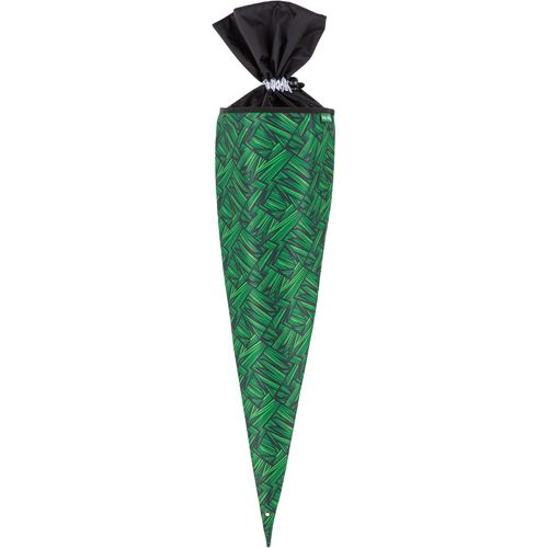 Schultüte MCNEILL "Schultüte, Wow", Kinder, Gr. B/H/L: 70cm, grün (wow), Polyester, Papierdekoration