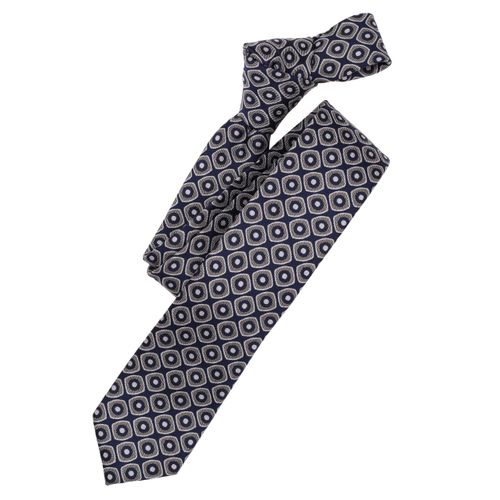 Krawatte VENTI "VENTI Krawatte Print", Herren, grün (olive), 100% Seide, Krawatten