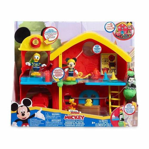 Feuerwehrhaus Mickey Mickey Mouse 14 Teile (40 x 13 x 33 cm)