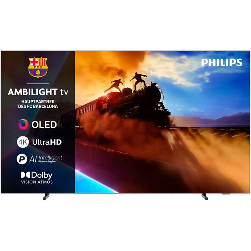 PHILIPS OLED-Fernseher "48OLED760/12", Energieeffizienz: F (A-G), schwarz, 48 ″, Fernseher