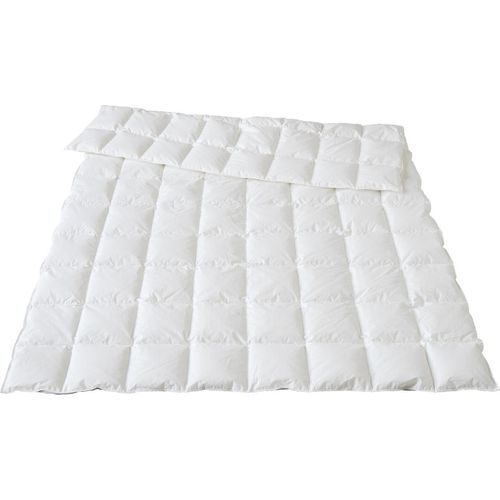 Traumina Bettdecke SILK DE LUXE Daune leichte Sommerdecke I Größe 155x220 cm