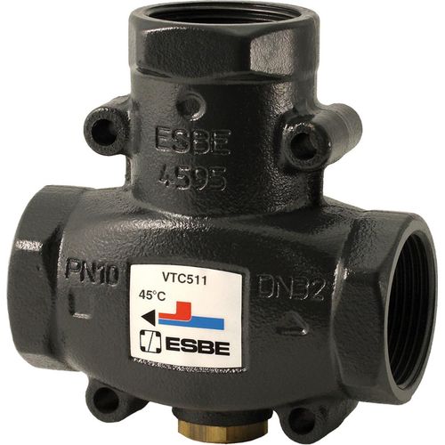 ESBE VTC511 DN32 | Öffnungstemp. 50 °C | Ladeventil Innengewinde Rp 11/4''
