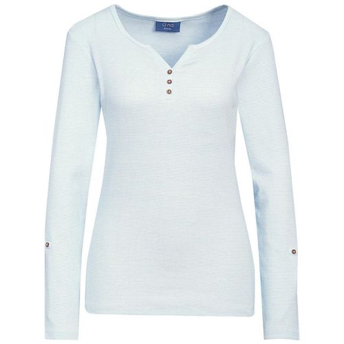Damen Langarmshirt mit feinen Streifen