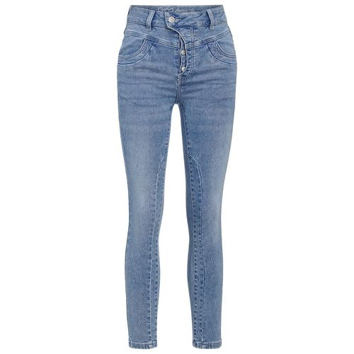 Damen Jeggings mit Used-Waschung