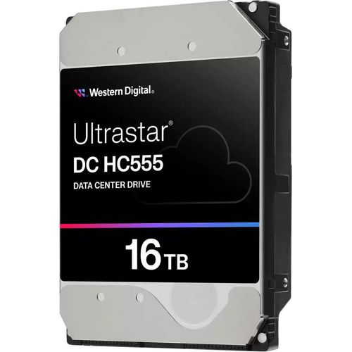 WD Ultrastar DC HC555 - Festplatte - Datencenter - 16 TB - intern - 3.5" (8.9 cm) - SAS 12Gb/s - 7200 rpm - Puffer: 512 MB