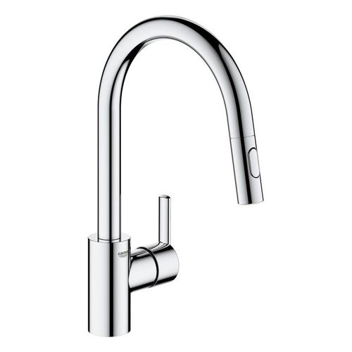 Grohe Feel køkkenarmatur C-tud bruser dual krom