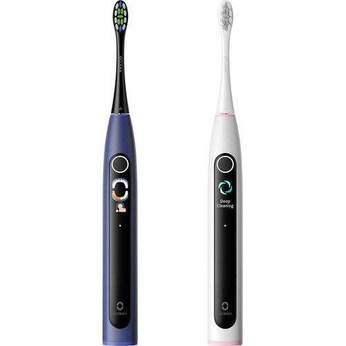 Oclean X Lite S Duo Set sähköhammasharjat kahdelle, sininen ja harmaa