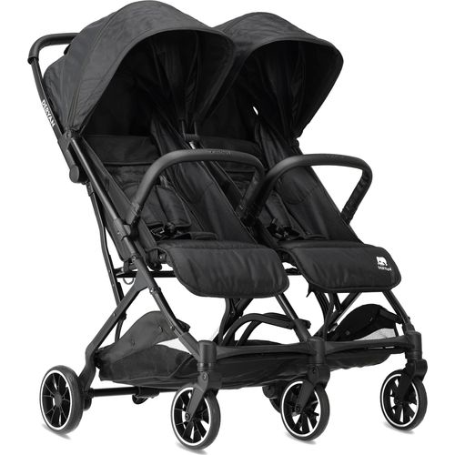 Deryan Luxe Rolo X2 Double Buggy - Duo Buggy - Schwarz
