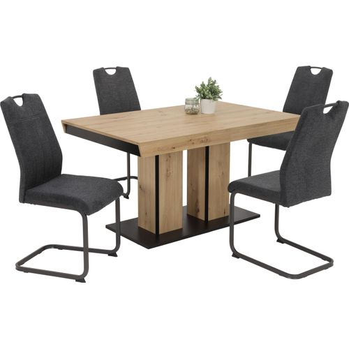 HELA Tischgruppe BRITTA I bunt Esstischgruppe Essgruppe