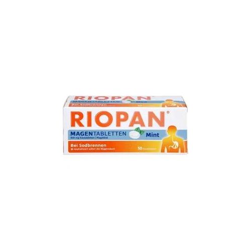 Riopan Magen Tabletten Mint 800mg Kautabletten 50 ST