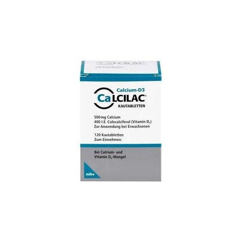 Calcilac Kautabletten 500 mg/400 I.e. 120 ST