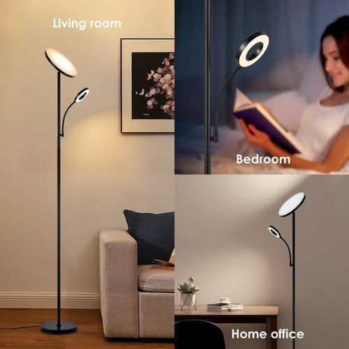 Home Sweet Home Led Leselampe Stehleuchte - Modern Schwarz