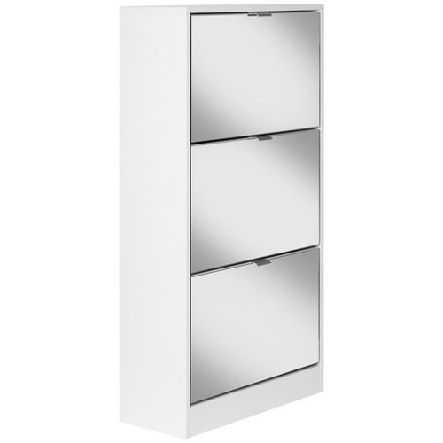 Mid.you Schuhkipper , Weiß , Metall , 60x116x24 cm , Garderobe, Schuhaufbewahrung, Schuhkipper