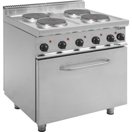 Elektroherd Mit Elektrobackofen Modell E7/Cuet4Le, Maße: B 800 X T 700 X H 850