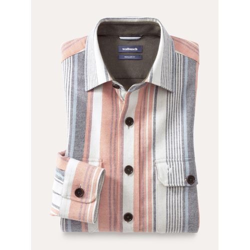 Doppelflanell Hemd-Jacke