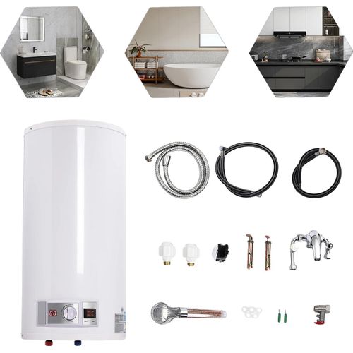 Elektrischer Wasserheizer, 220V, 2000W, Temperaturbereich 25-75℃, Wasserdichtigkeitsgrad IPX4, Netzfrequenz 50Hz