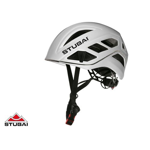 STUBAI ultraleichter Kletterhelm NIMBUS Plus | Weiß 240 g | Bergsteigerhelm für Damen und Herren | Berg-Helm für Sportklettern, Klettersteige, Bergsteigen, Skitouren, Eisklettern