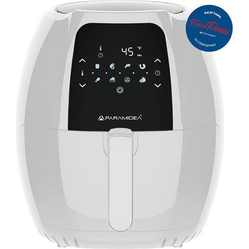 Pyramidea Heißluftfritteuse 8L 1800W Weiß Touch AF812W Küchengerät