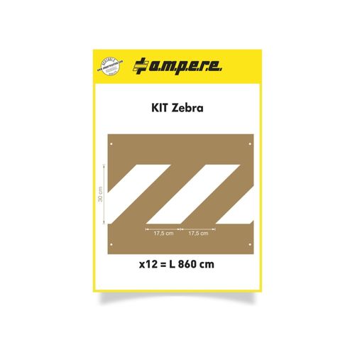 A.M.P.E.R.E. Schablonenset Schablonen KIT Zebra (10669)