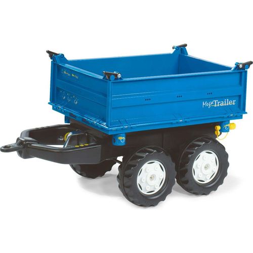 rolly toys Mega Trailer Dreiseitenkipper blau, Maße: 88x45x47 cm; 12 110 6