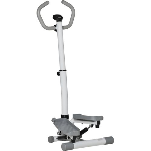Stepper Heimtrainer für Zuhause mit LCD-Bildschirm einstellbare Geschwindigkeit Metall ABS 55 x 53 x 118-128 cm