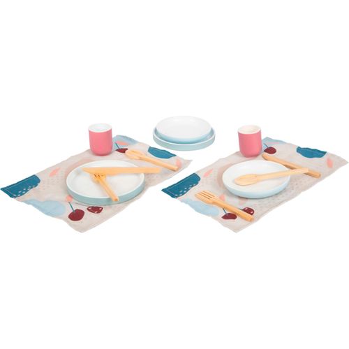 Spielgeschirr SMALL FOOT "Geschirr-Set „tasty“", bunt, Spielgeschirr, Kinder, Holz