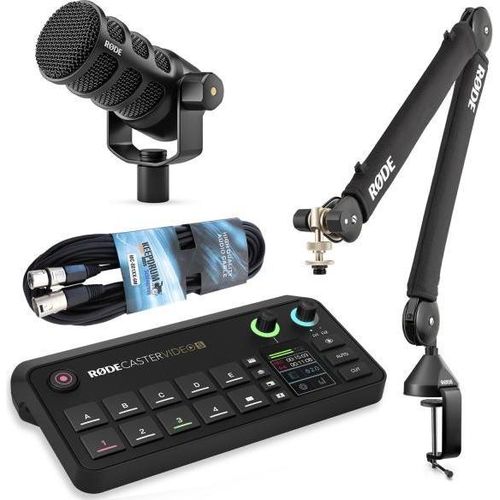 Rode Rodecaster Video S Produktions-Konsole Podmic-USB Bundle