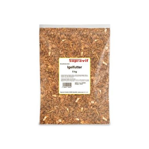 Supravit Igelfutter mit Insekten - Artgerechtes Igel Futter mit Mehlwürmer, Krebstiere, Früchte & Gemüse - Abgestimmt auf die speziellen Ernährungsbedürfnisse 5 kg