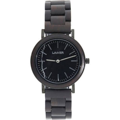 LAiMER Damen Uhr 0071_1 Lilly Sandelholz mit Marmor Vegan
