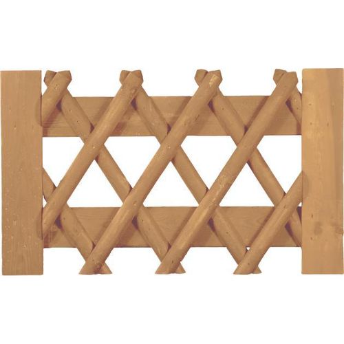T&J Jägerzaun braun Tor 100 x 60 cm Latten 55 mm