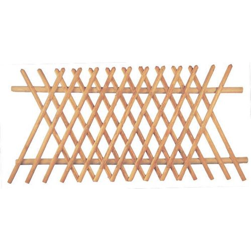 T&J Jägerzaun braun 250 x 120 cm Latten 55 mm, ohne Querriegel