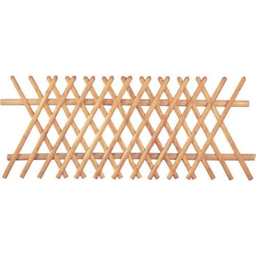 T&J Jägerzaun braun 250 x 100 cm Latten 55 mm, ohne Querriegel