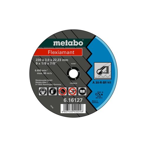 Metabo Flexiamant 115x2,5x22,23 Stahl, Trennscheibe, gekröpfte Ausführung (616727000)