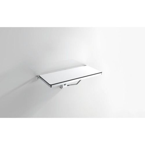 Hewi System 900 Duschklappsitz 900.51.21240 842 x 359 mm, rechteckig, poliert