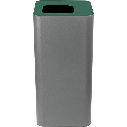 Wertstoffsammler Pure, Volumen 100 l, grau / grün kaiserkraft