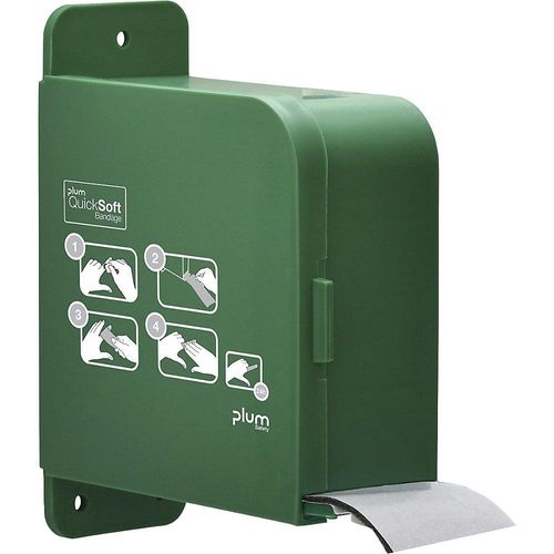 plum Bandagenspender QuickSoft mit 1 x Bandage, HxBxT 170 x 60 x 135 mm, Bandage schwarz