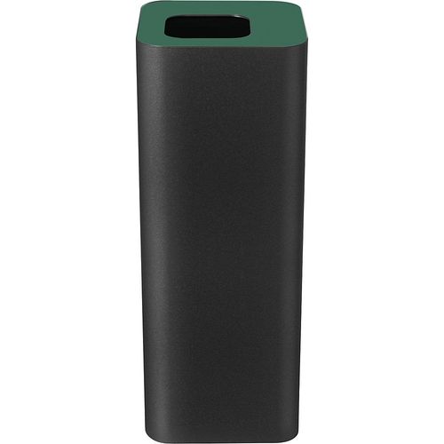 Wertstoffsammler Pure, Volumen 60 l, schwarz / grün kaiserkraft