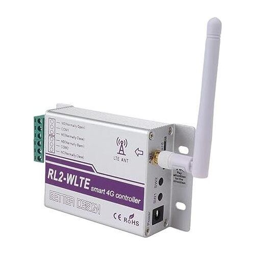 4G GSM Gate Opener, 2 Kanal -App -Fernbedienung, Licht, Schalter, Relais -Türöffner -Eingangskontroller, Zugangskontrolle