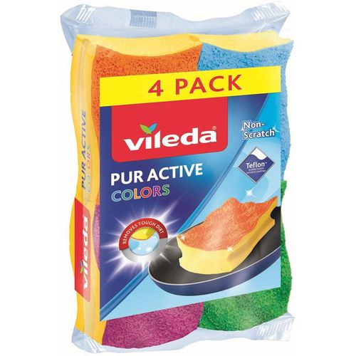 Vileda Pur Active Colour - 4 pcs