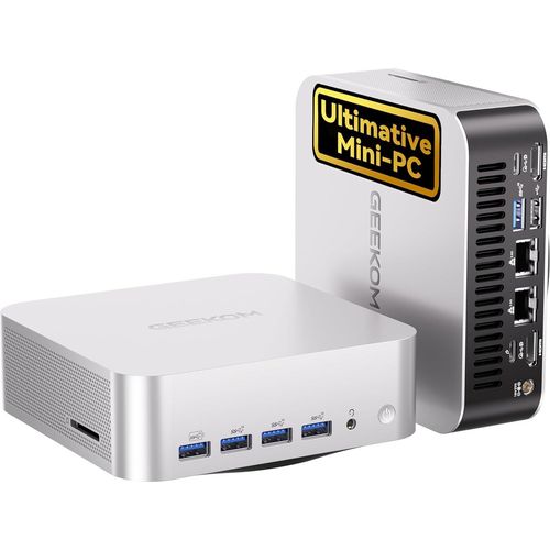 GEEKOM A9 Max AI Mini PC AMD Ryzen AI 9 HX 370 32GB DDR5 1TB NVMe SSD 2.5G Dual LAN 2x USB4 Win 11 Pro