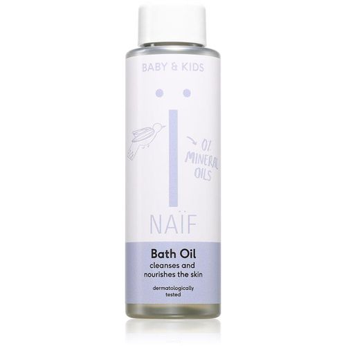 Naif Baby & Kids Bath Oil melk badolie voor baby’s en kinderen 100 ml