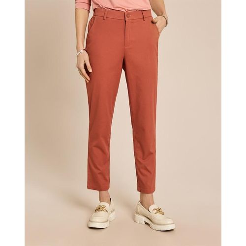 Chino in Cotton-Stretch mit Silk-Touch