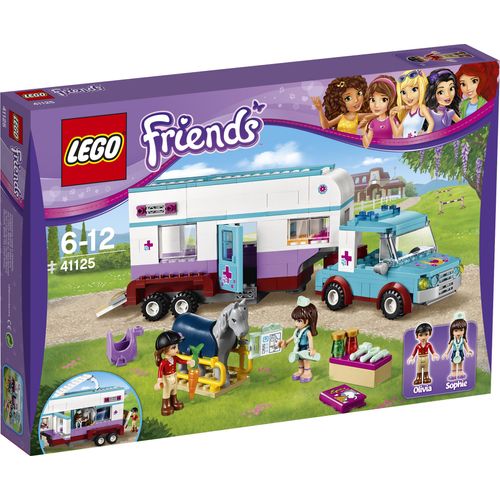 LEGO® Friends Pferdeanhänger und Tierärztin 41125
