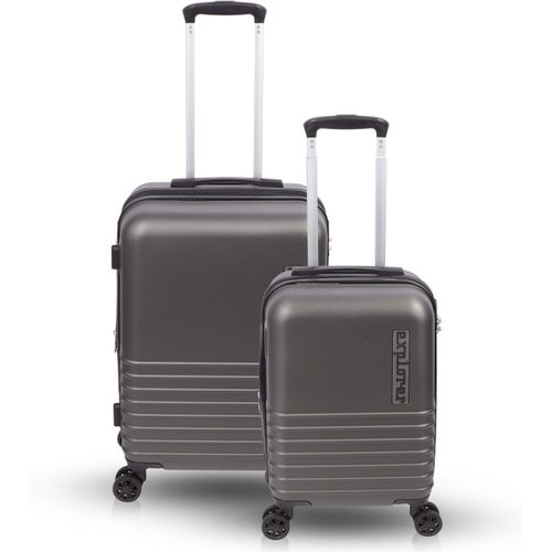 Niceey, Koffer Set, 2 Stück, Handgepäck und Große Koffer, 36L und 60L, Grau