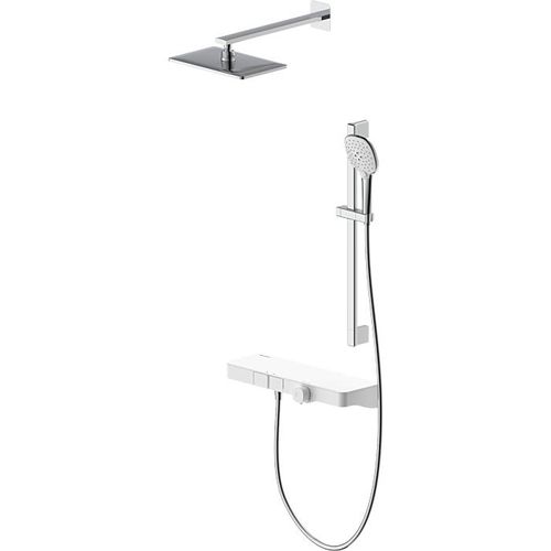 Bravat Vienna Thermostat-Duschsystem 3591532 Kopfbrause und Brausegarnitur, chrom
